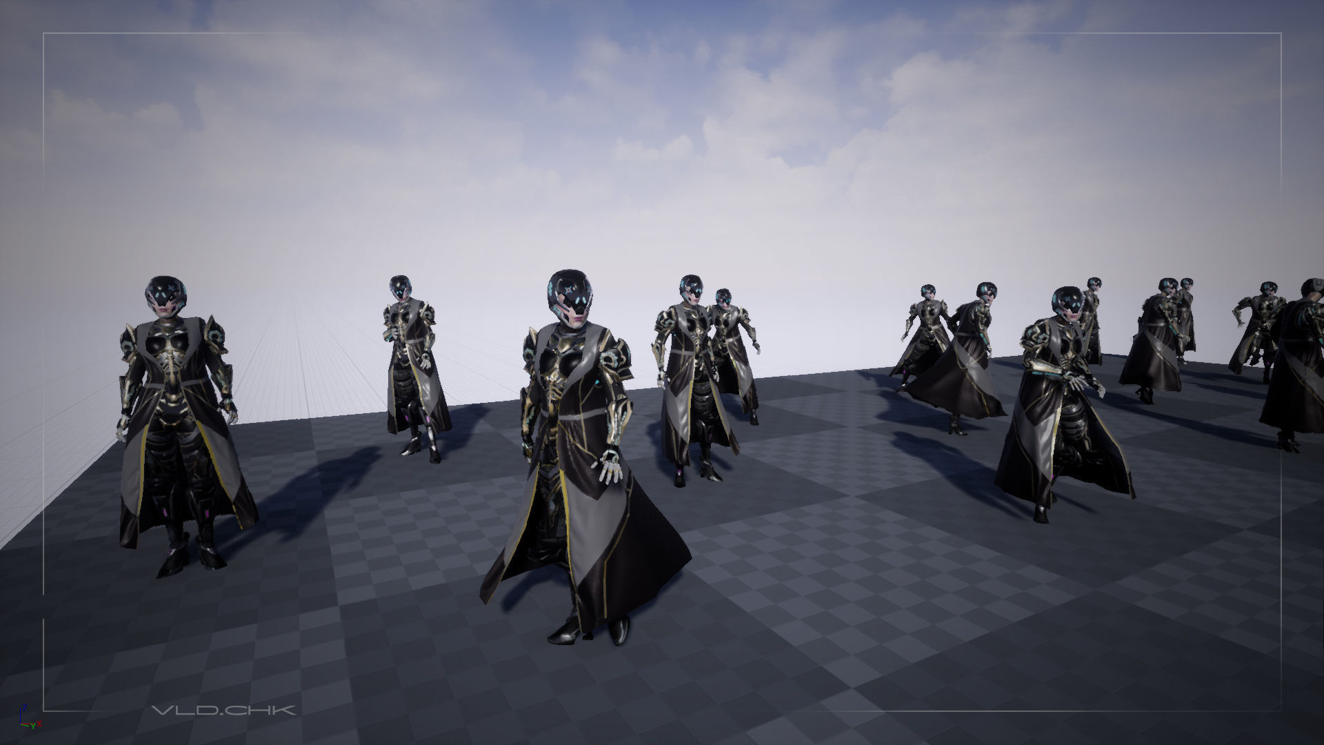 Faya - CyberGirl Low-poly 3D model_11