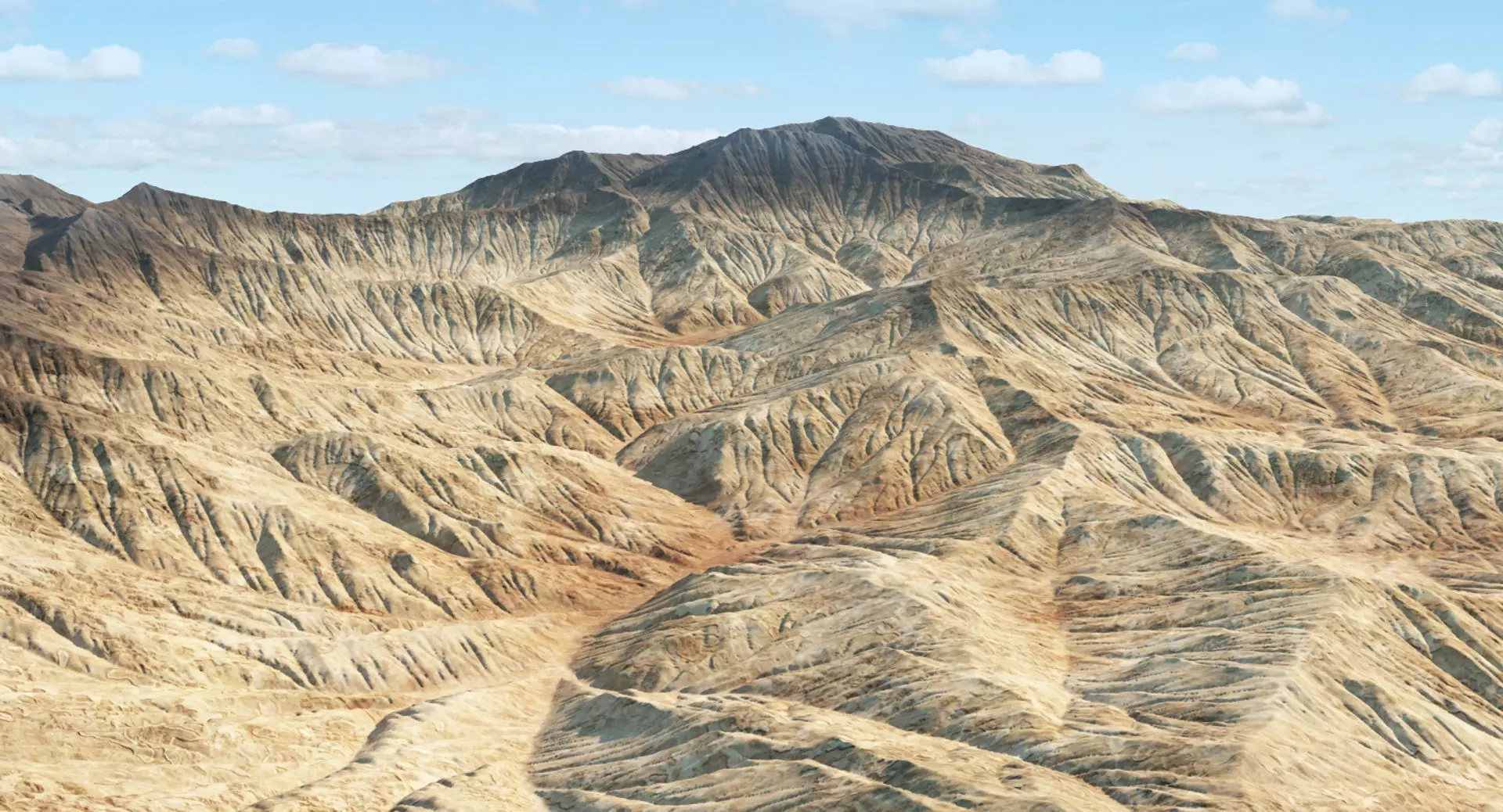 Mountain Landscape 2 3D model_0