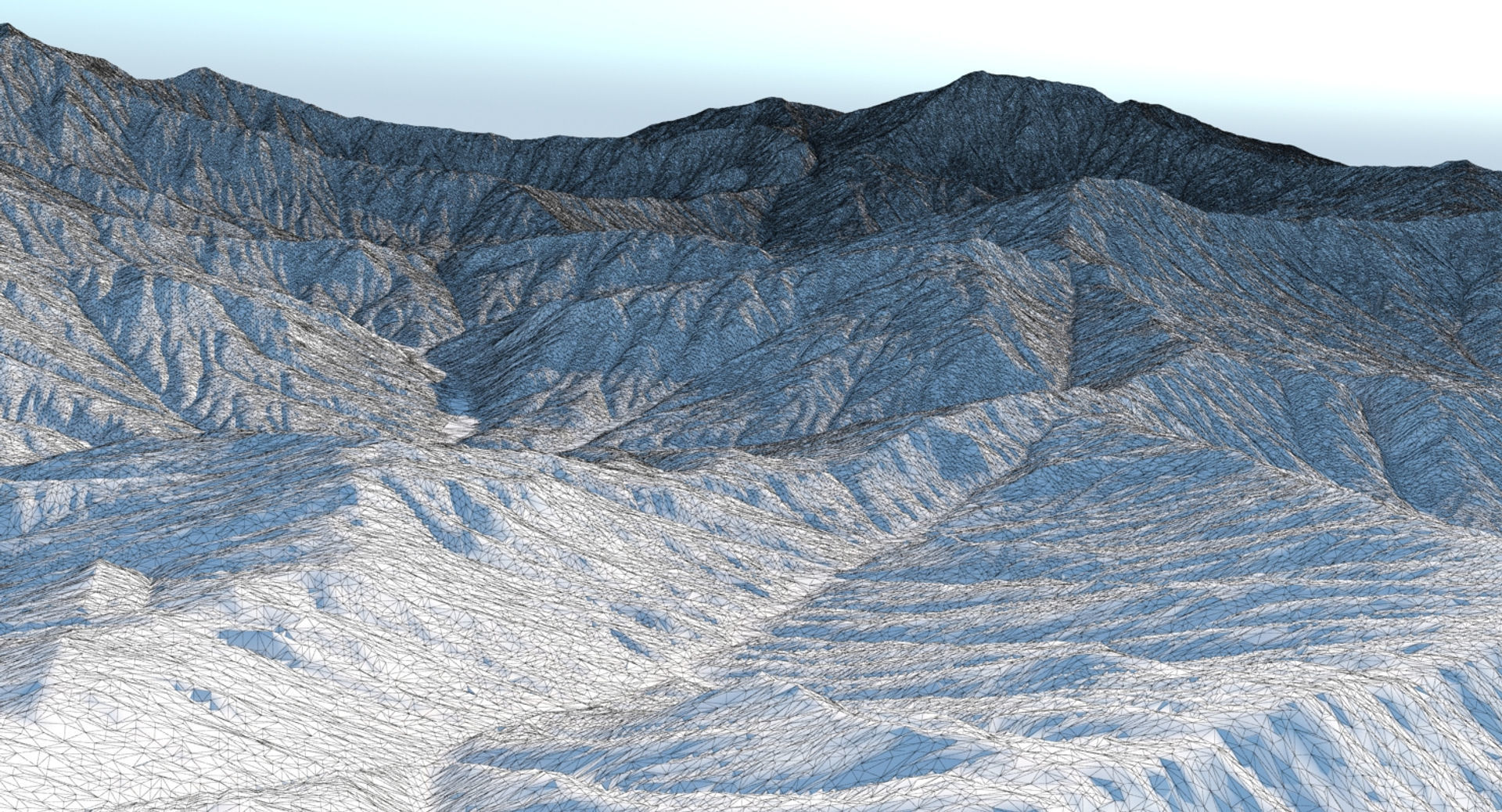 Mountain Landscape 2 3D model_4