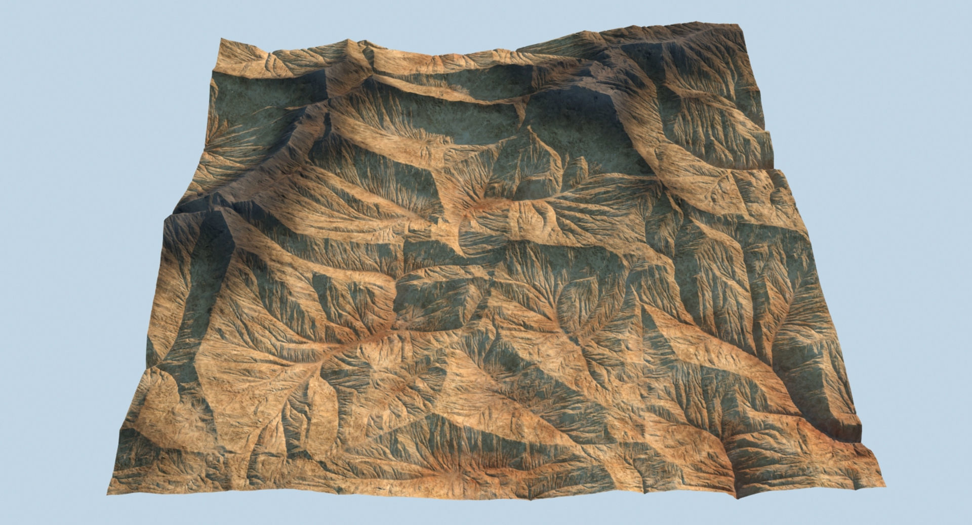 Mountain Landscape 2 3D model_7
