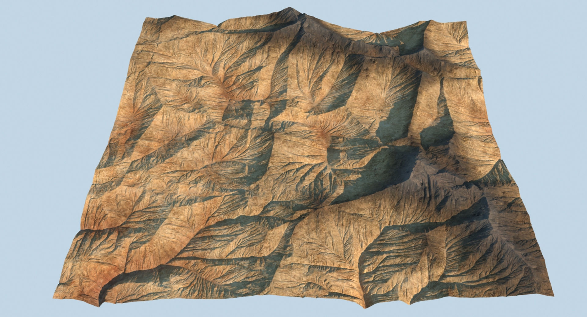 Mountain Landscape 2 3D model_8