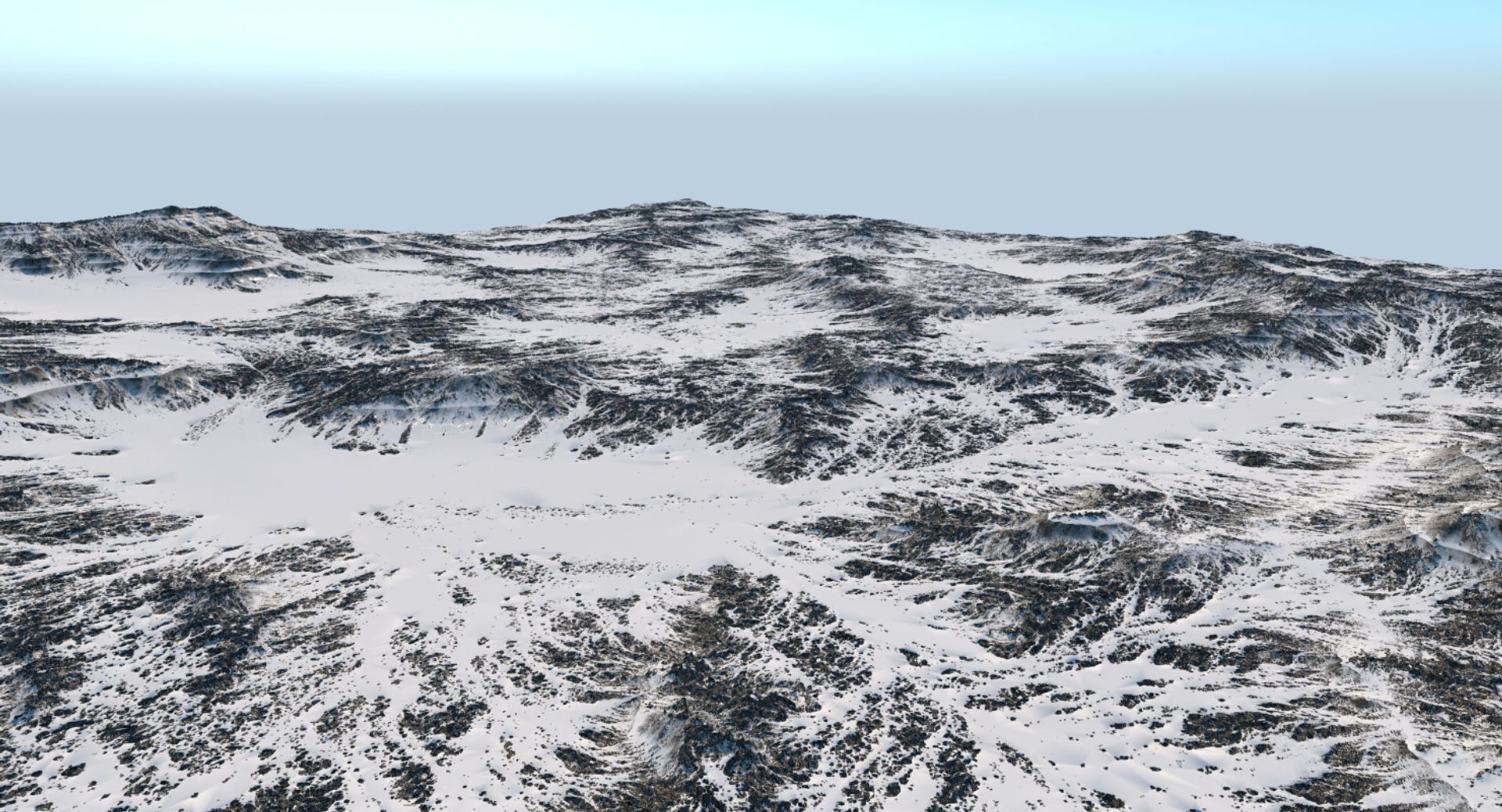 Arctic Landscape 2 3D model_2
