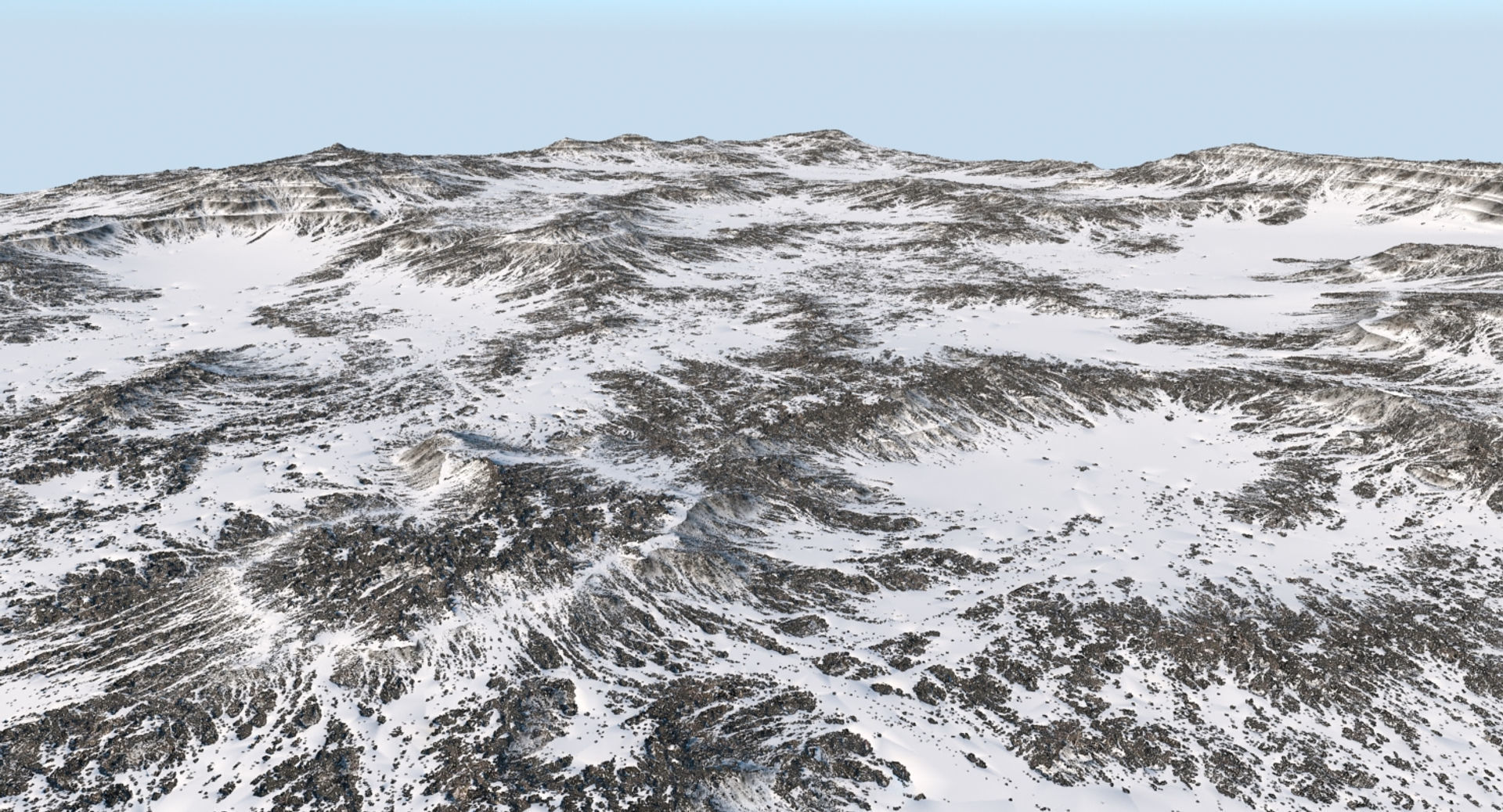 Arctic Landscape 2 3D model_7