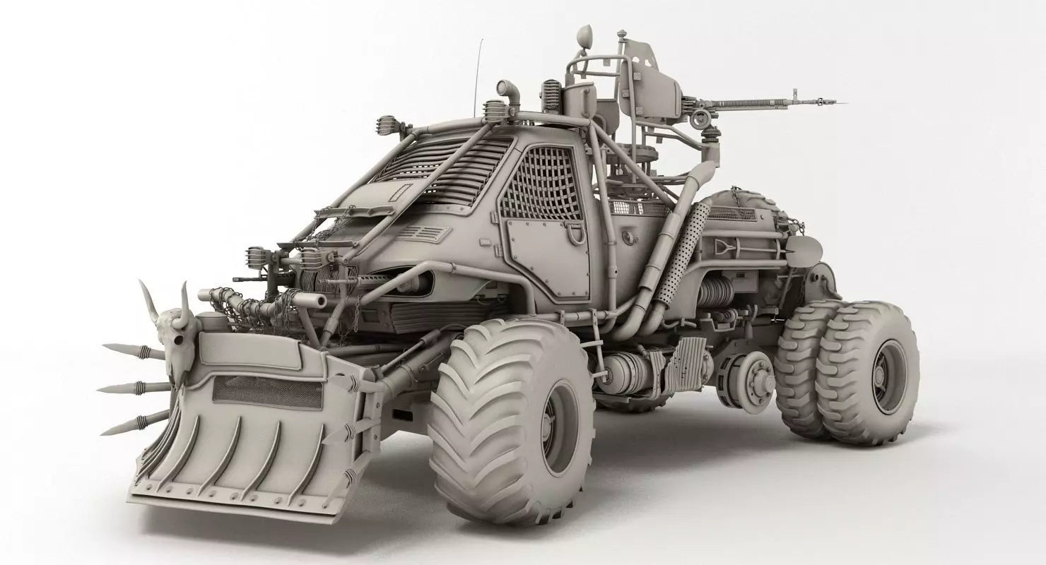 Apocalyptic Truck 3D model