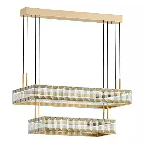dammel savoy house crystal pendant light in gold