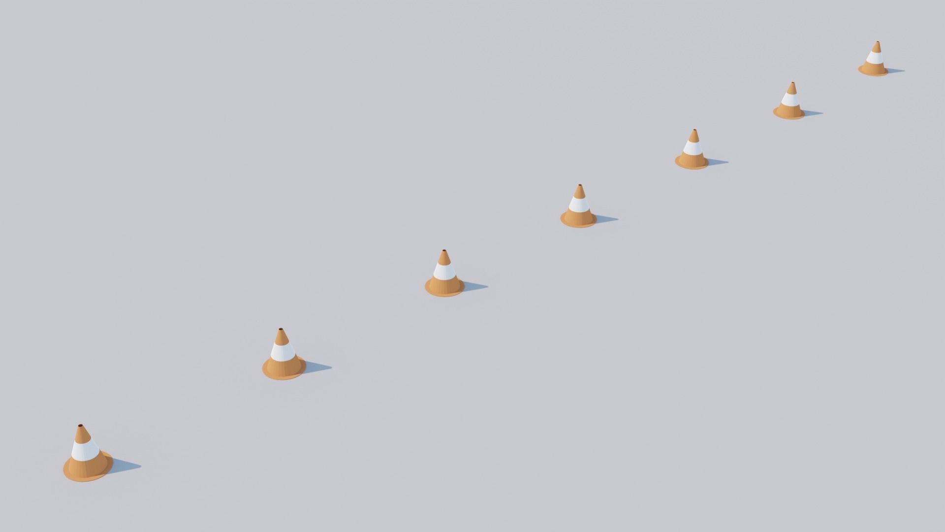 Low poly container terminal Low-poly 3D model_6