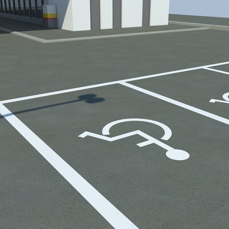 Shell Gas Station 3D model_4