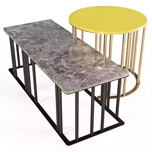 Meroni and Colzani Alghero - Coffee Tables Set 02