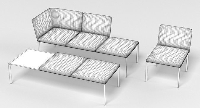 Lapalma Add Seating Set 3D model 4