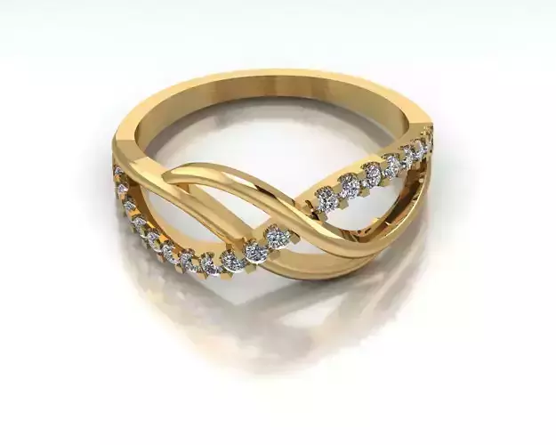 Fashion Women Ring  3D print model