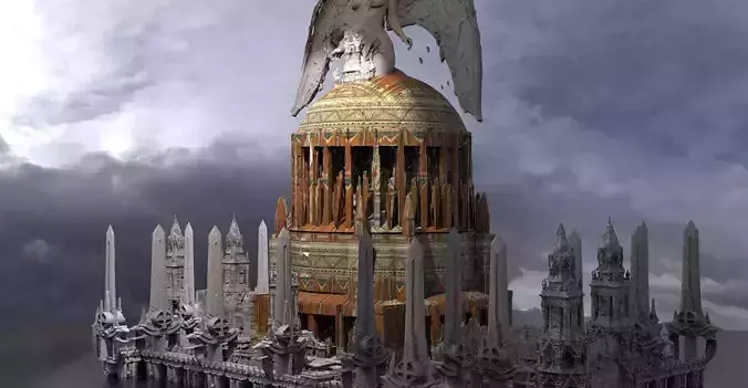 Domed City High rise Monolith Structures