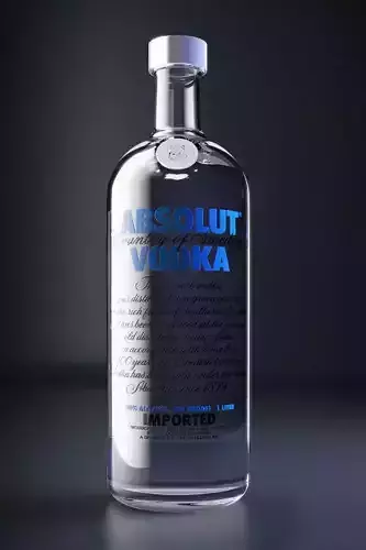 Absolut Vodka Bottle