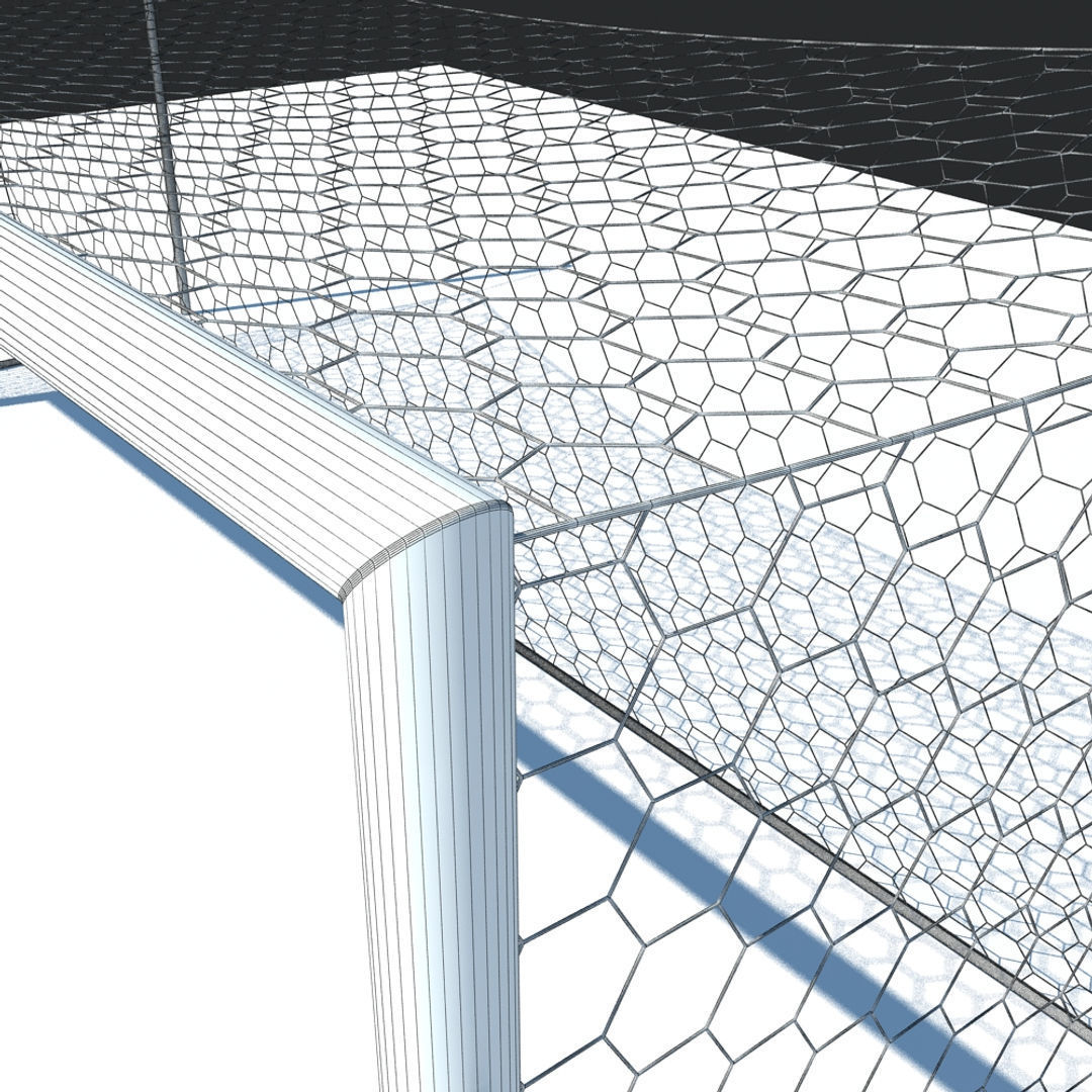 Soccer Goal 2 3D model_7