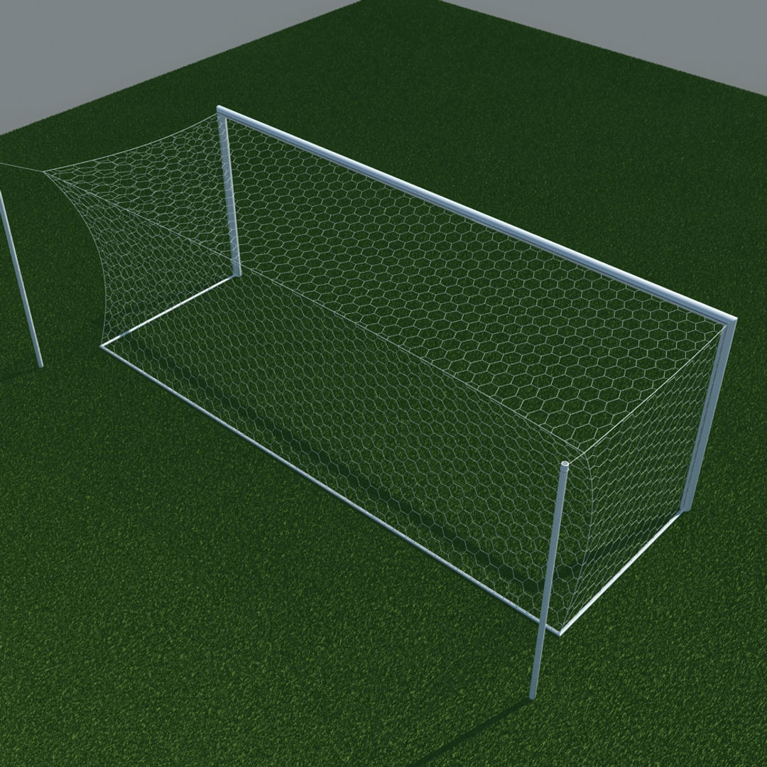 Soccer Goal 2 3D model_6