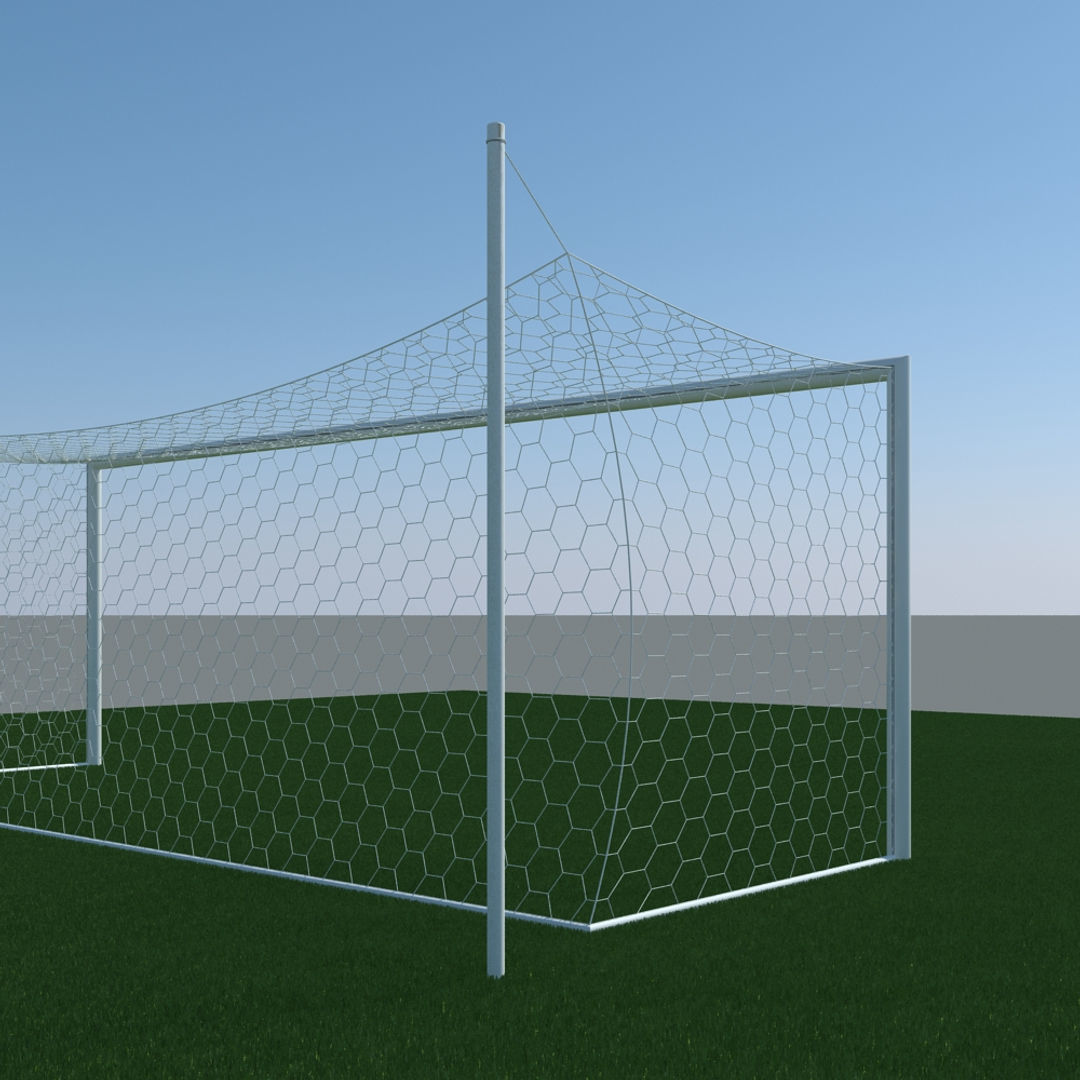 Soccer Goal 2 3D model_5