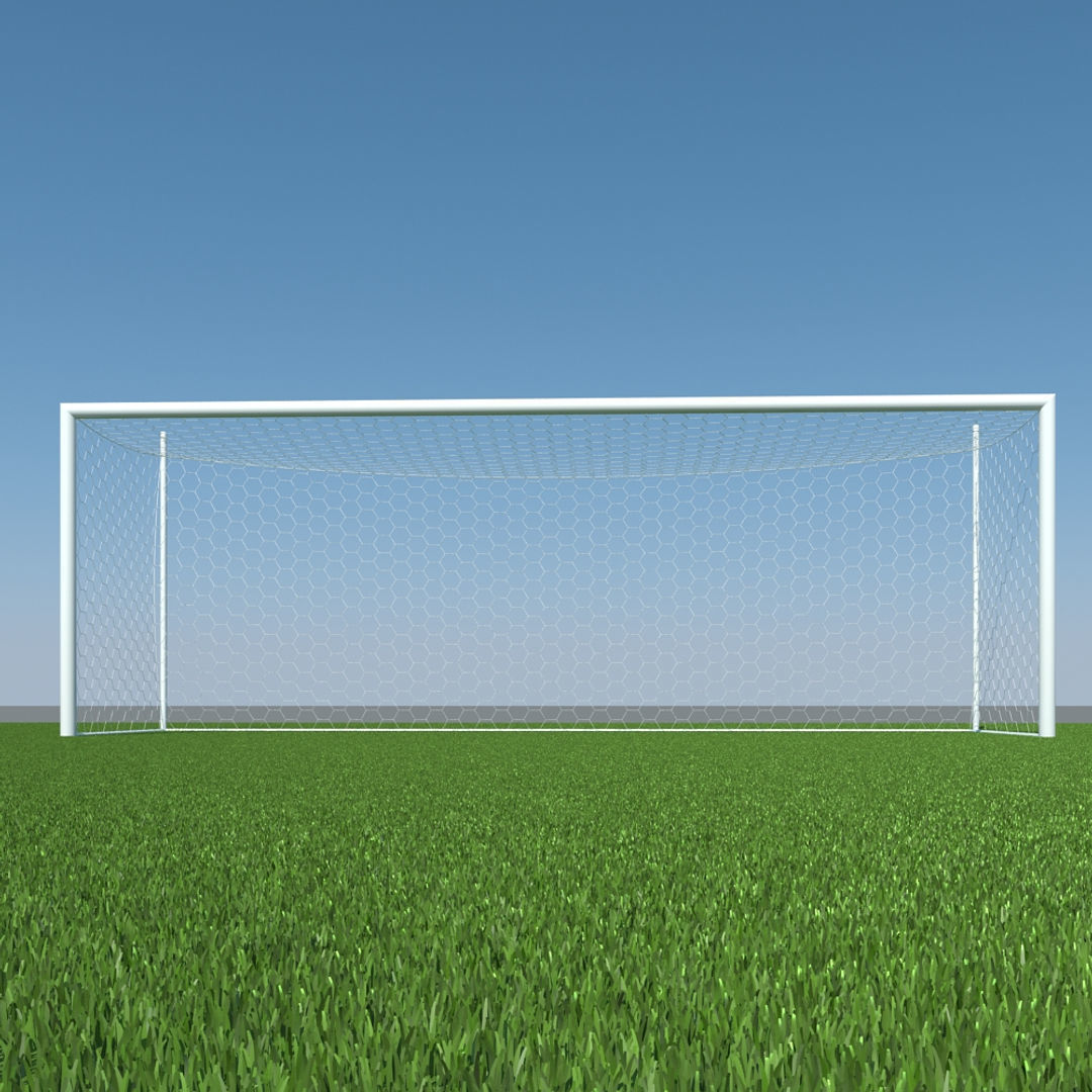 Soccer Goal 2 3D model_4