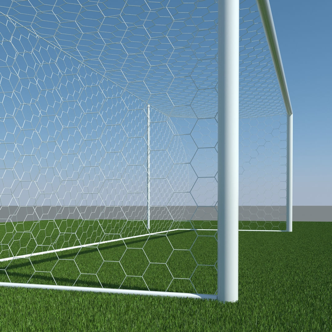 Soccer Goal 2 3D model_1