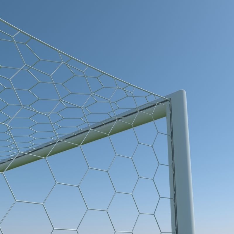 Soccer Goal 2 3D model_2