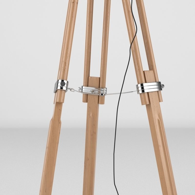 Studio Tripod Lamp 3D model_4