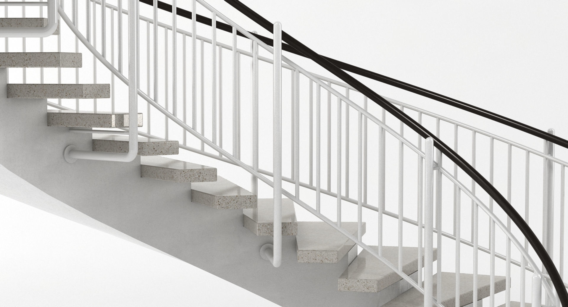 Spiral Staircase 3D model_8