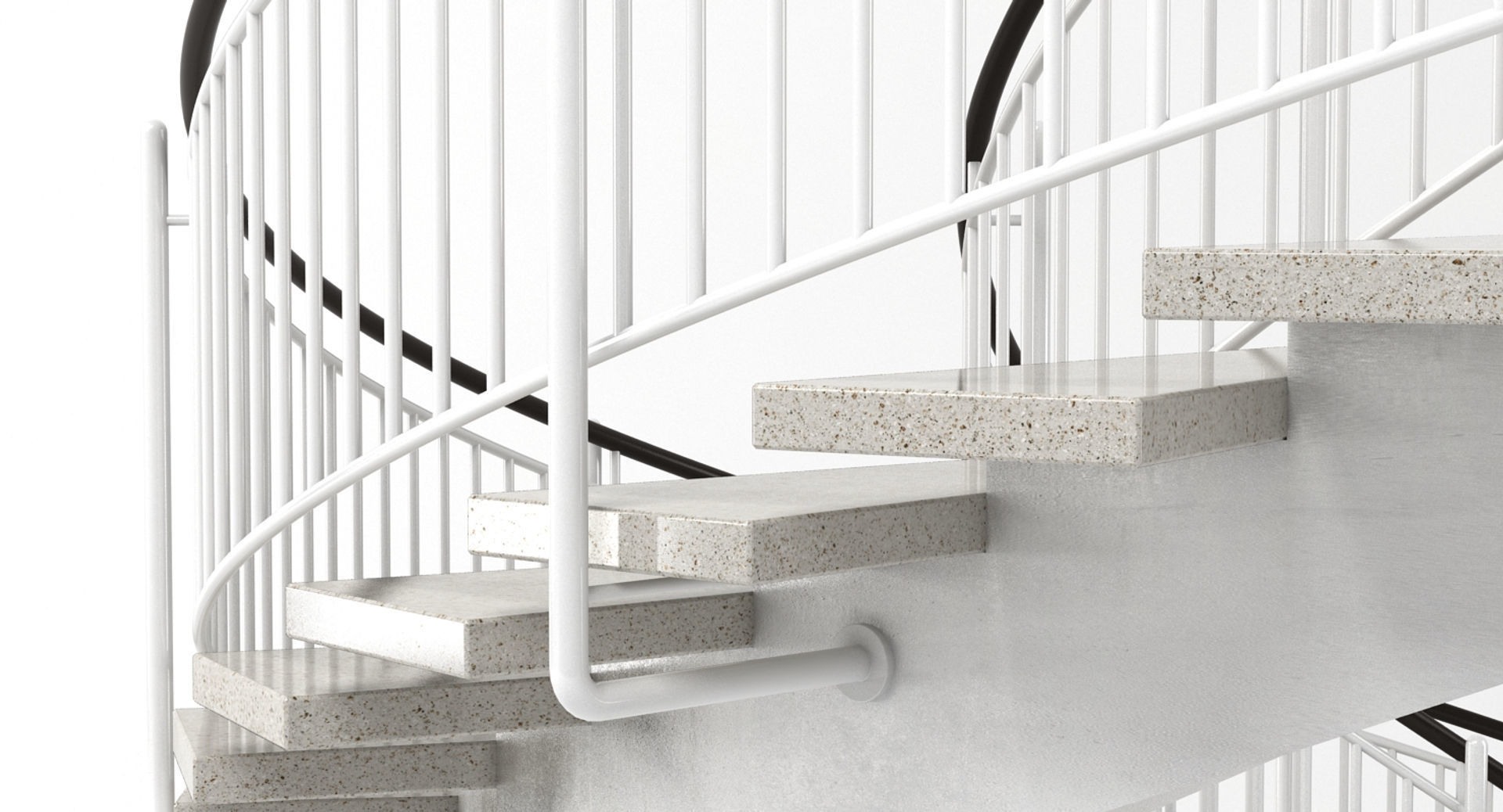 Spiral Staircase 3D model_10