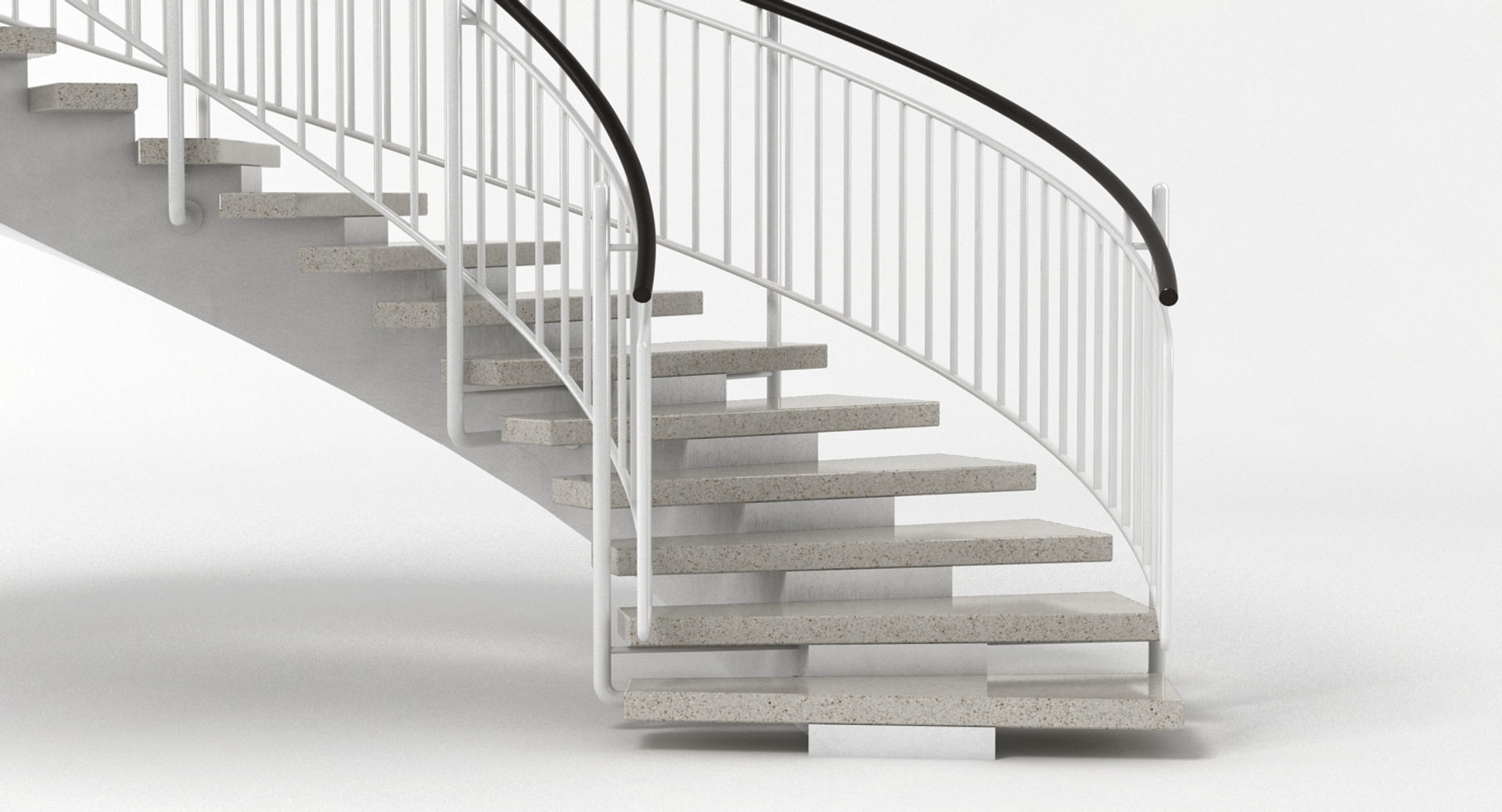 Spiral Staircase 3D model_6
