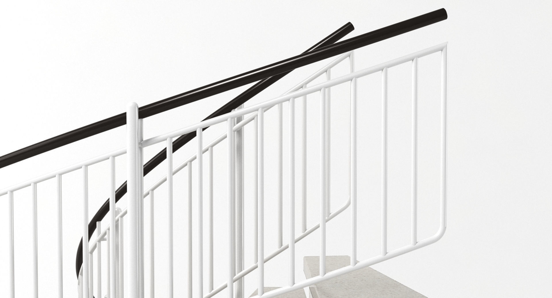 Spiral Staircase 3D model_11