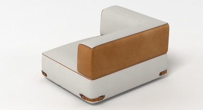 Fendi Soho Sofa 3D model 7