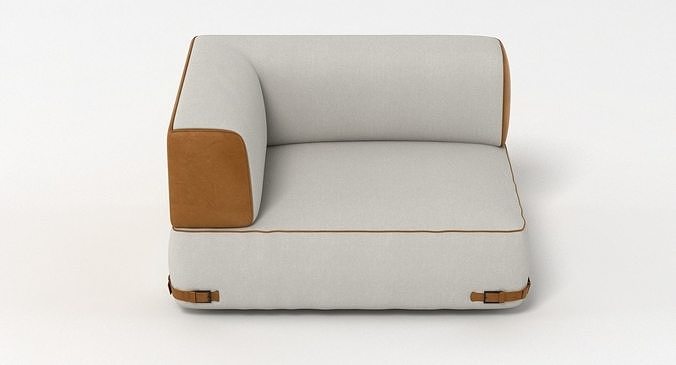 Fendi Soho Sofa 3D model 5
