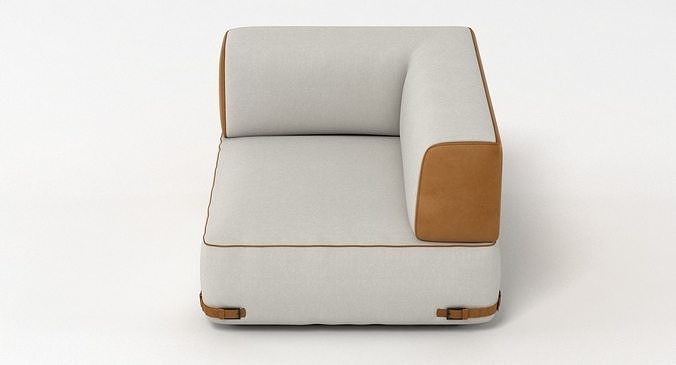Fendi Soho Sofa 3D model 6