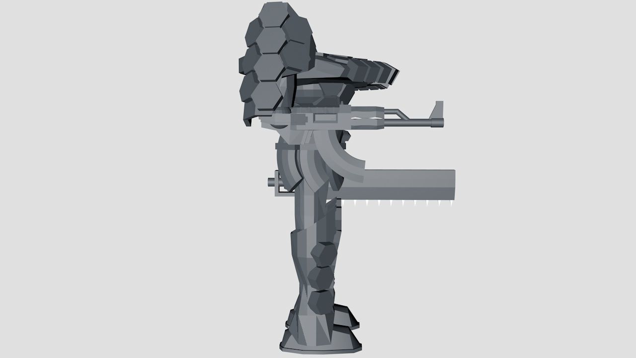 robot R 90  Free 3D model_7
