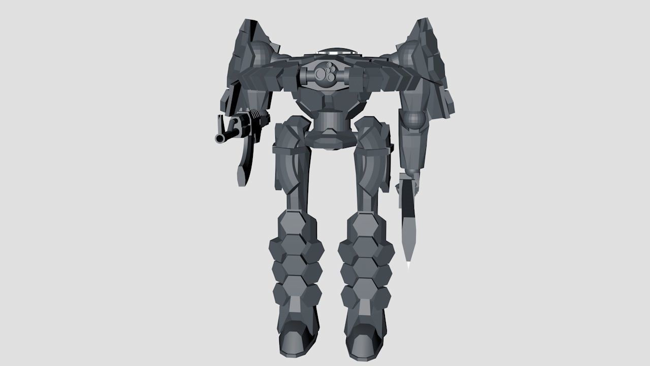 robot R 90  Free 3D model_10