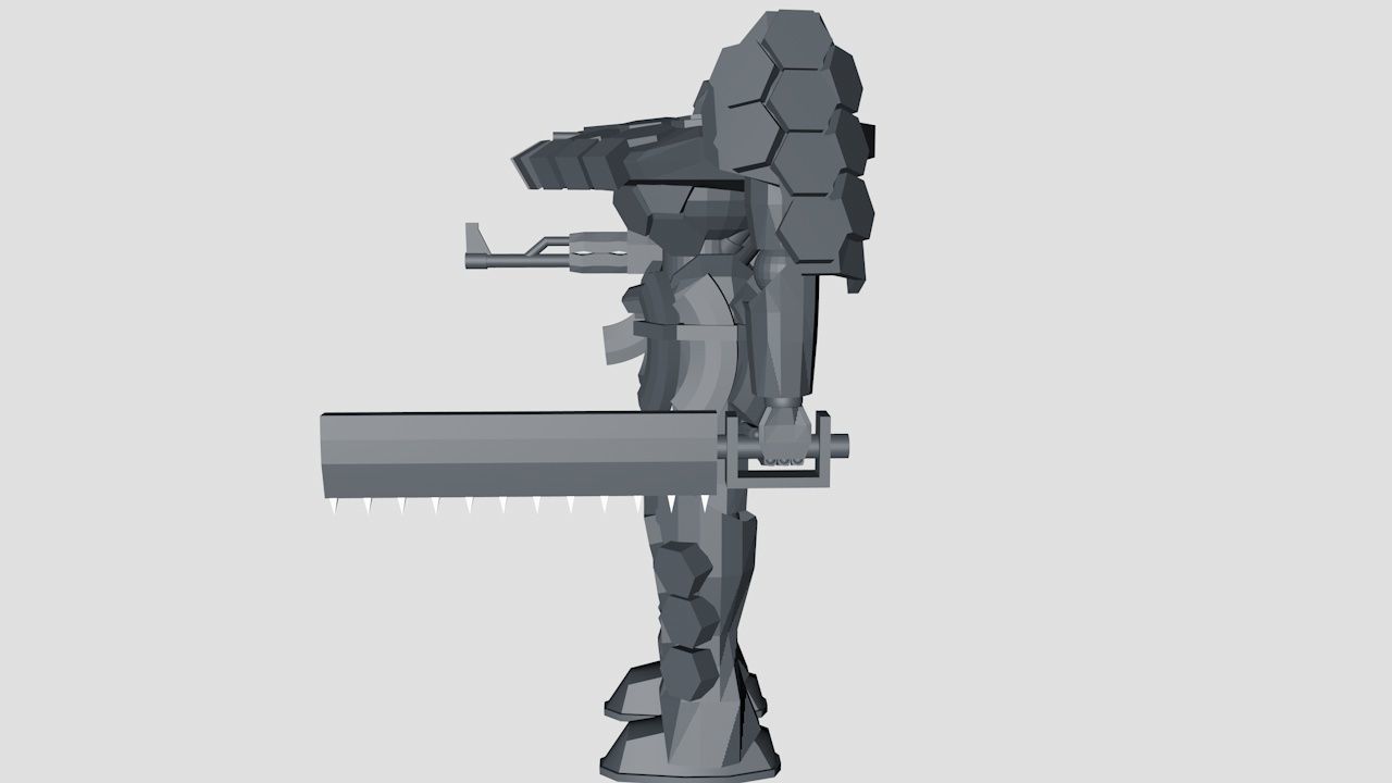 robot R 90  Free 3D model_9