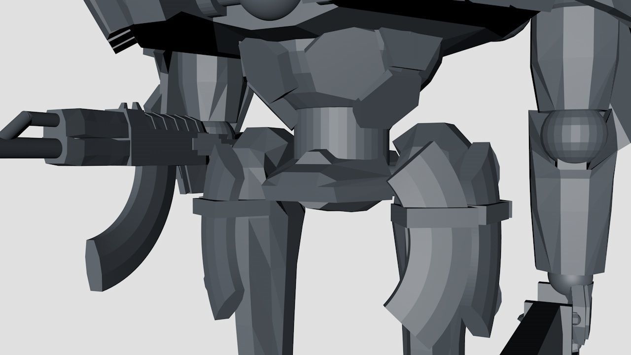 robot R 90  Free 3D model_4