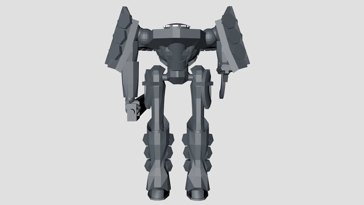 robot R 90  Free 3D model_8
