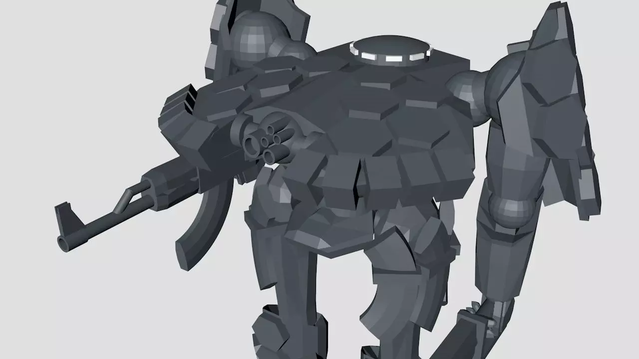 robot R 90  Free 3D model_0