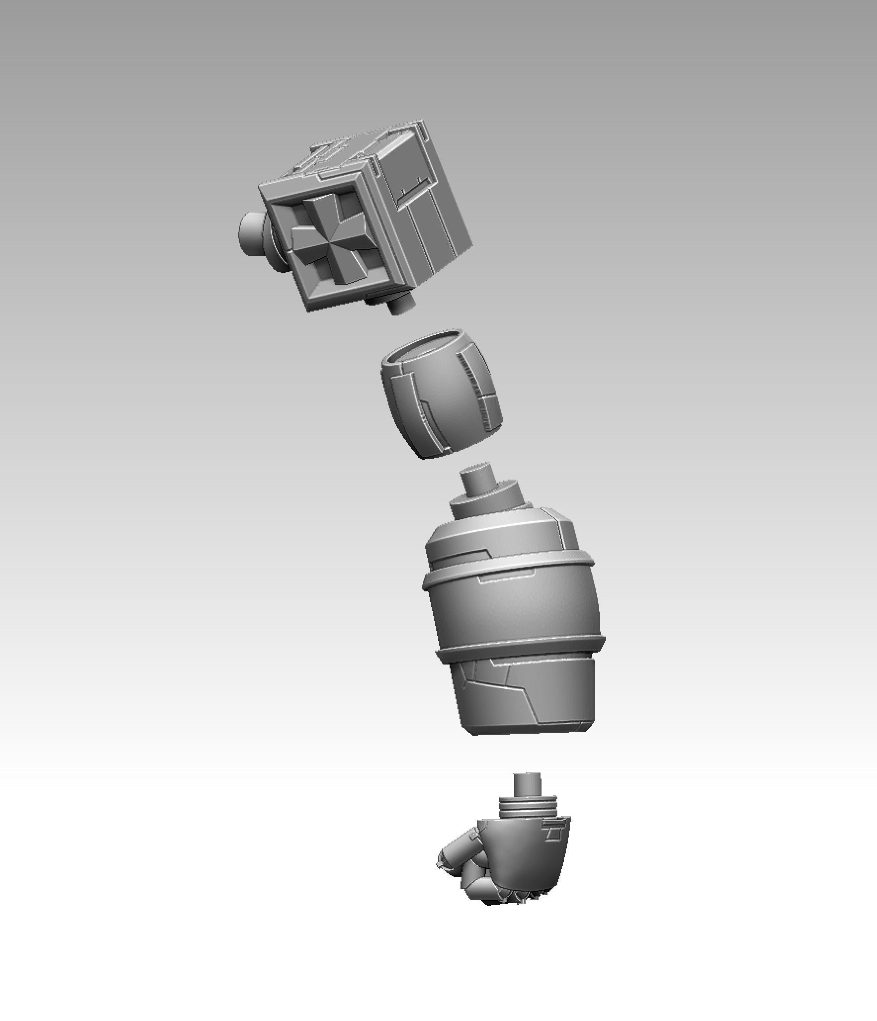 Daltanious warhammer miniatures 3D print model_3