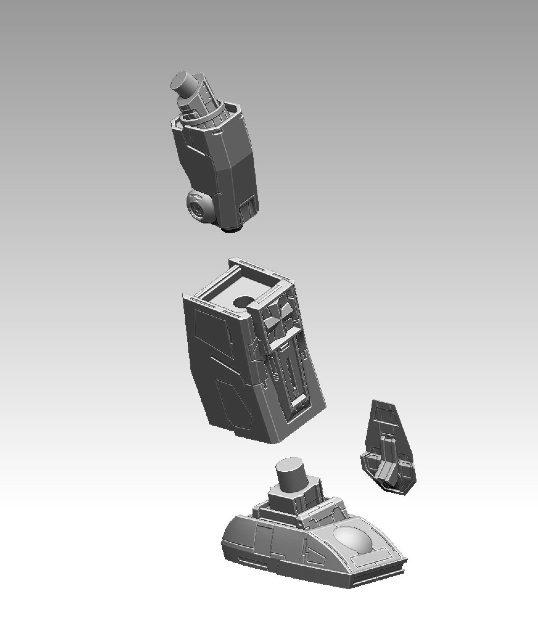 Daltanious warhammer miniatures 3D print model_4