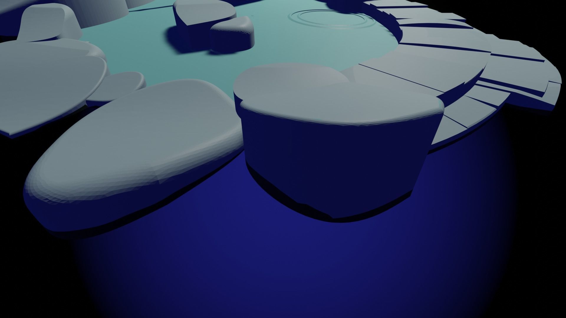 Koi and The Catch Pond Genshin Impact 3D print model_9