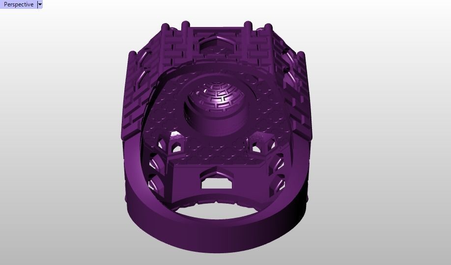 TAJ MAHAL ring-orginal design 3D print model_20