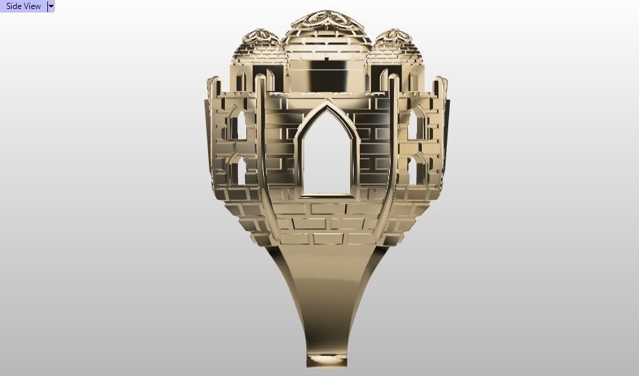 TAJ MAHAL ring-orginal design 3D print model_14
