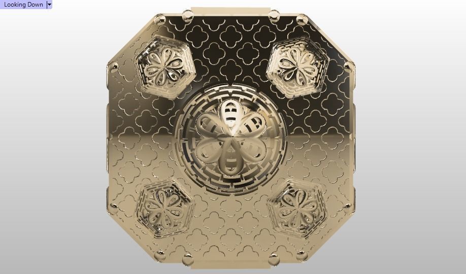 TAJ MAHAL ring-orginal design 3D print model_13