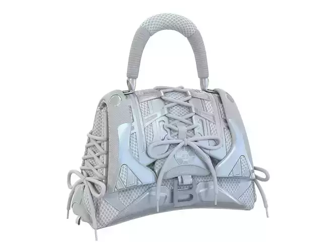 Balenciaga Sneakerhead Handbag Silver
