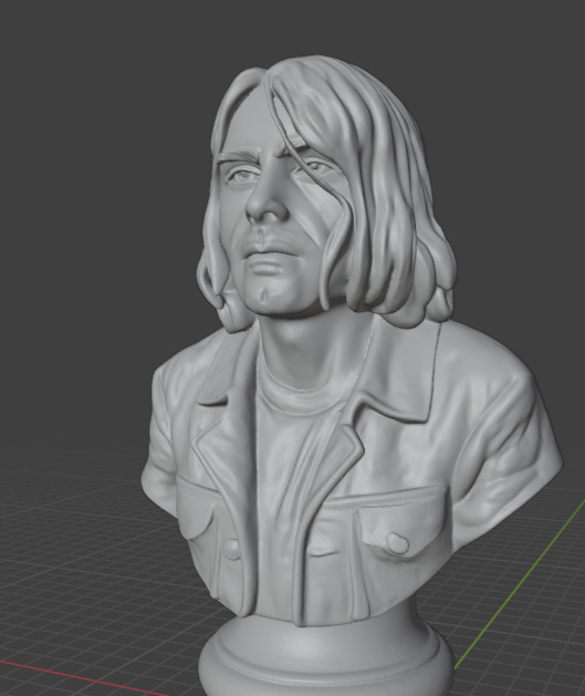 Kurt Cobain 3D print model_14
