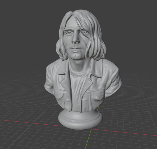 Kurt Cobain 3D print model_25