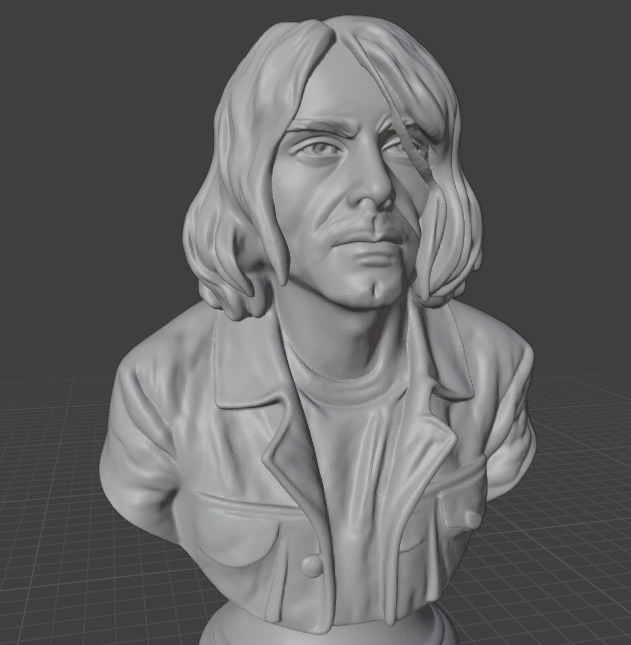 Kurt Cobain 3D print model_18
