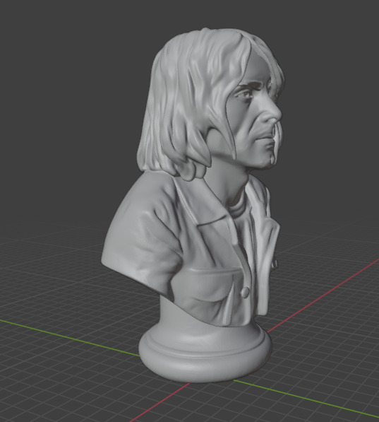 Kurt Cobain 3D print model_4