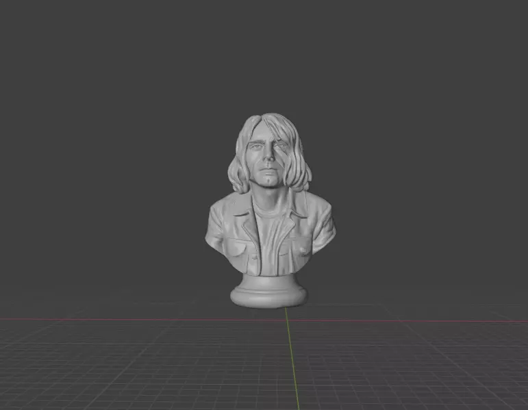 Kurt Cobain 3D print model_0