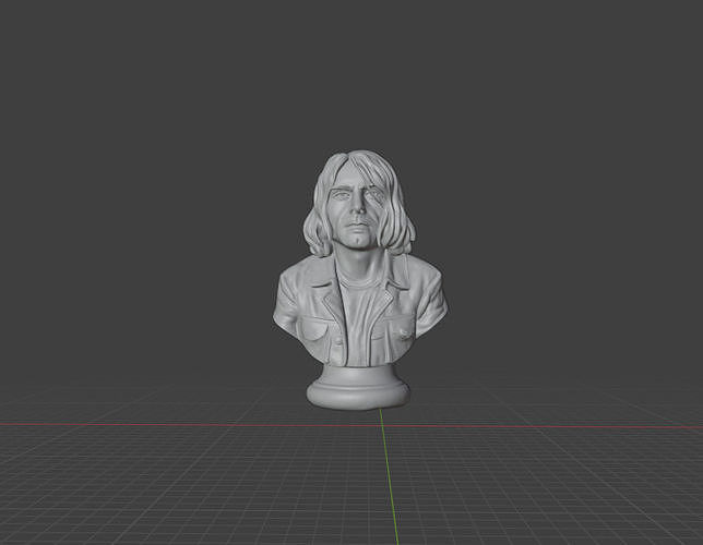 Kurt Cobain 3D print model