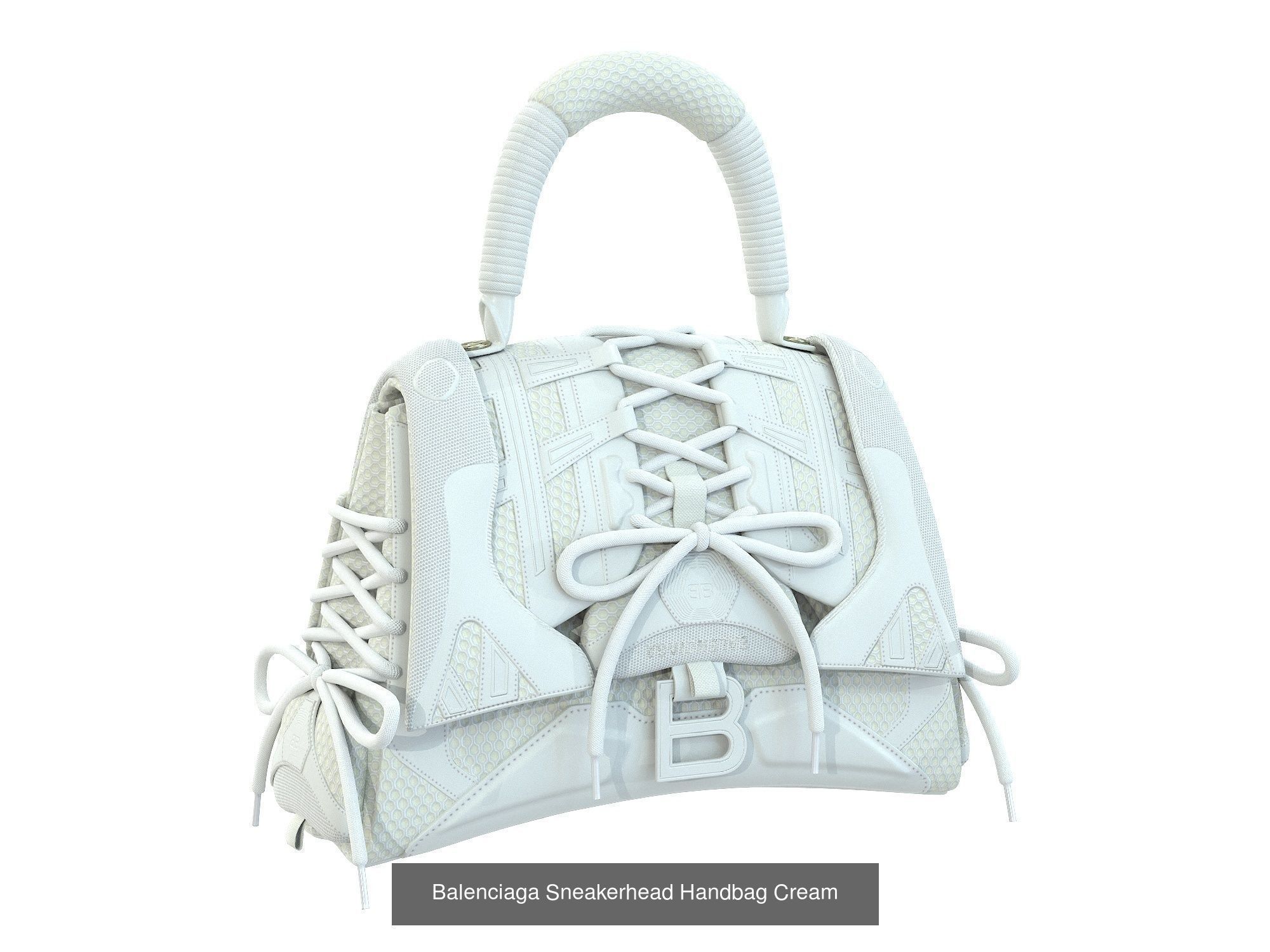 Balenciaga Sneakerhead Handbag 3D Model Collection_10